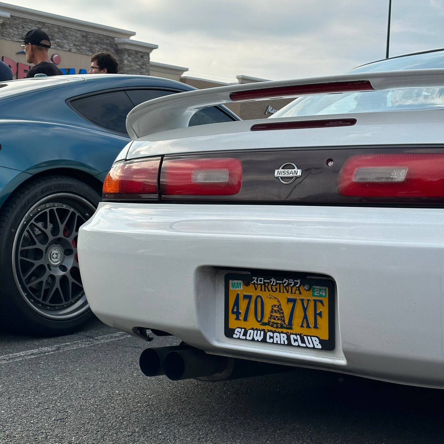 SLOW CAR CLUB License Plate Frame