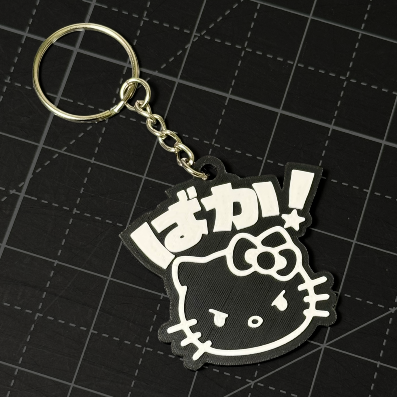 Kitty BAKA Keychain