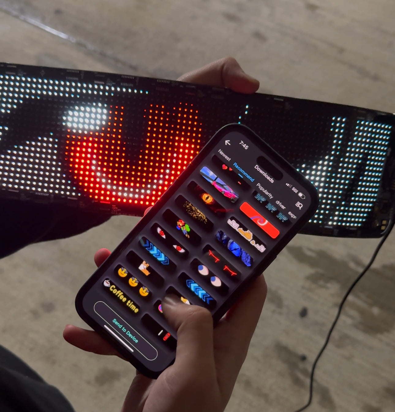 Customizable LED Glow panel