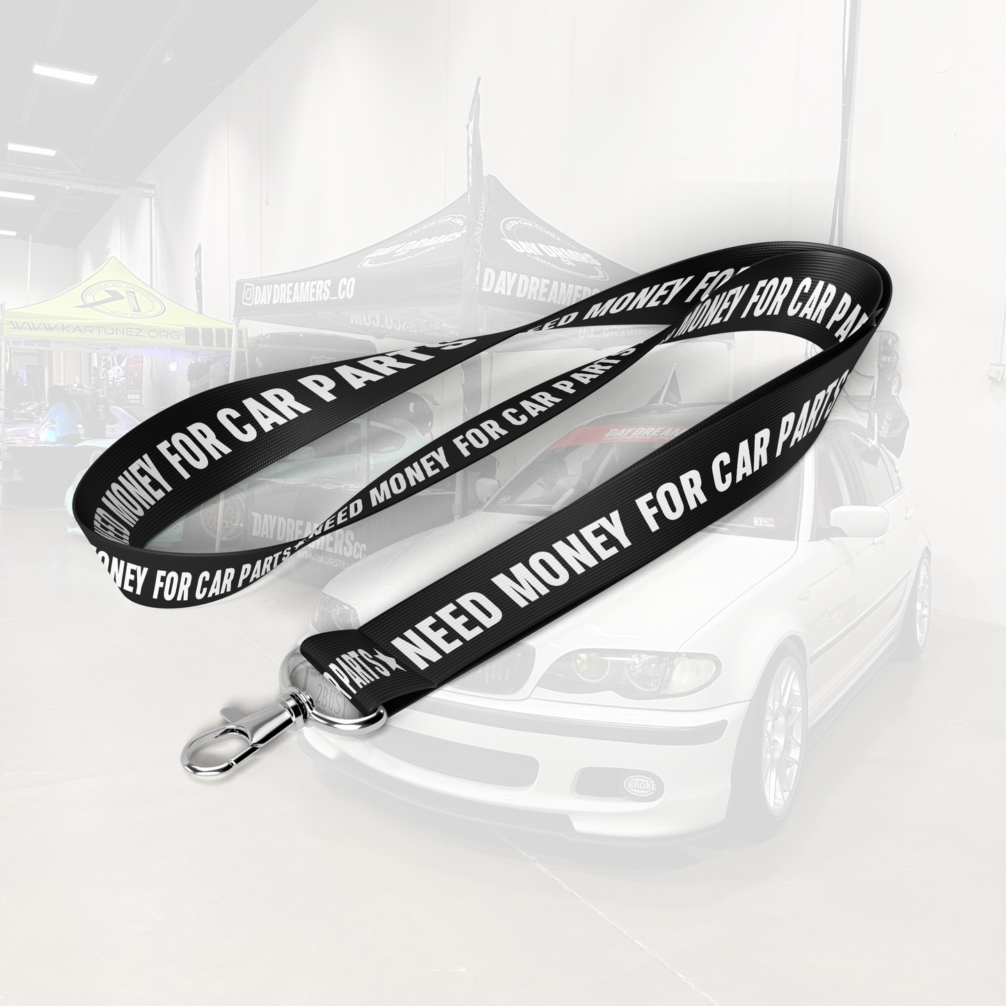 NEED MONEY FOR CAR PARTS Lanyard