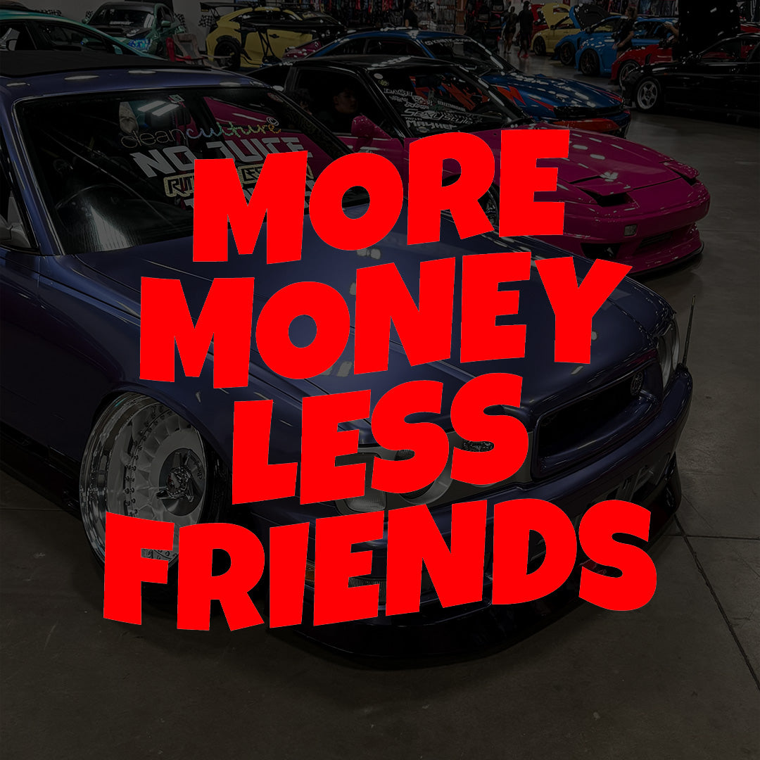 More Money Less Friends Sticker