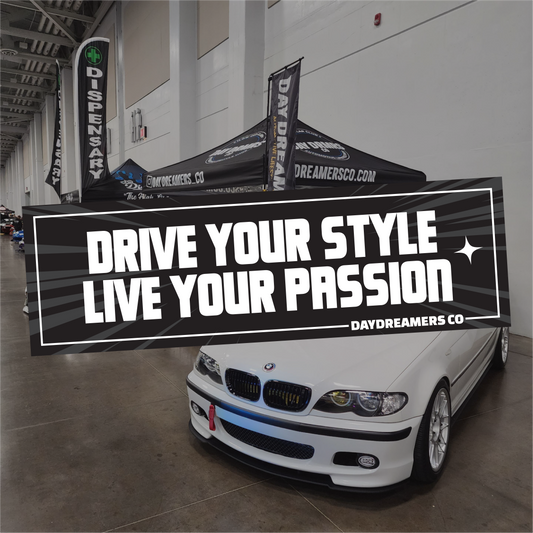 DRIVE YOUR STYLE LIVE YOUR PASSION Slap Sticker