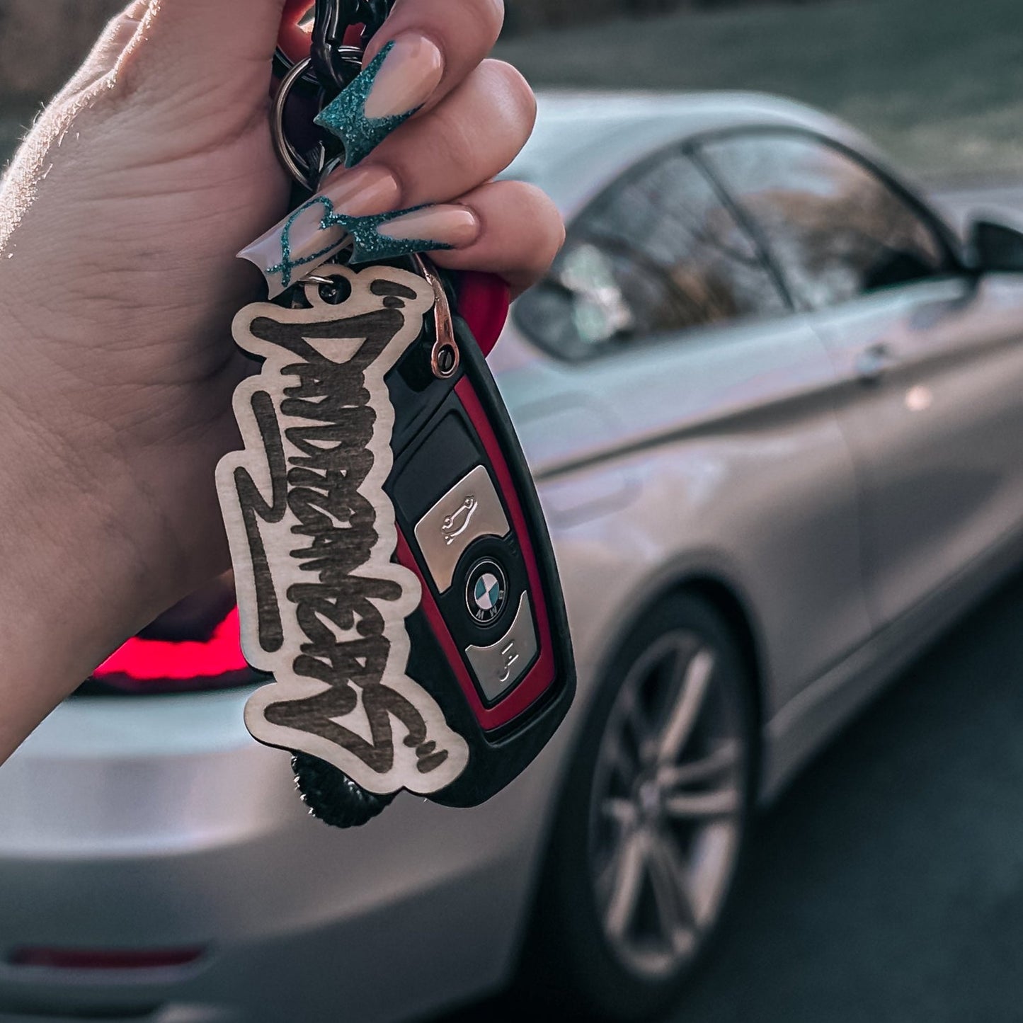 Daydreamers Wooden Keychain