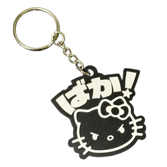 Kitty BAKA Keychain