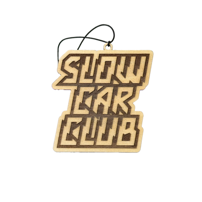 Slow Car Club Wooden Charm