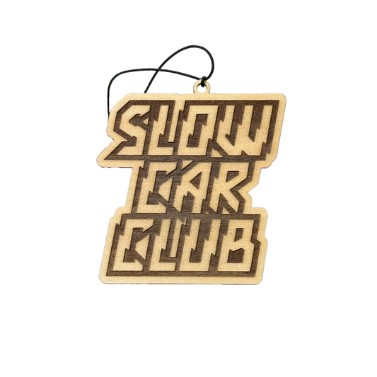 Slow Car Club Wooden Charm