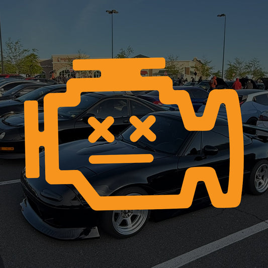 Sad Check Engine Light Sticker