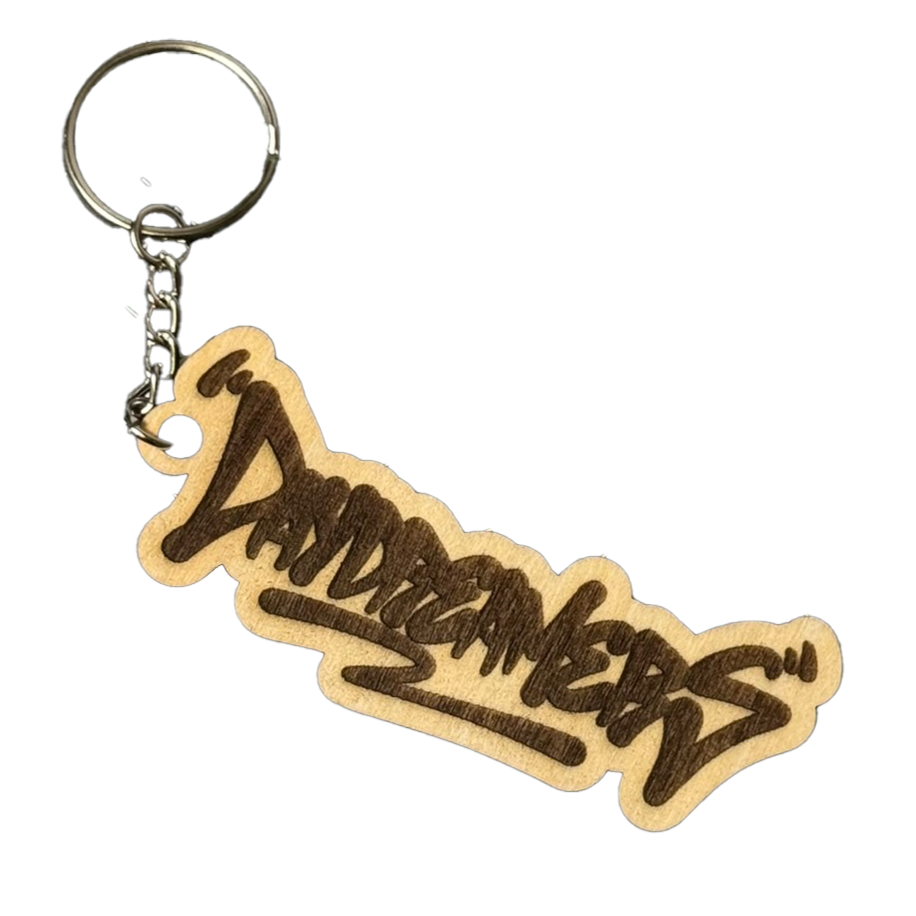 Daydreamers Wooden Keychain