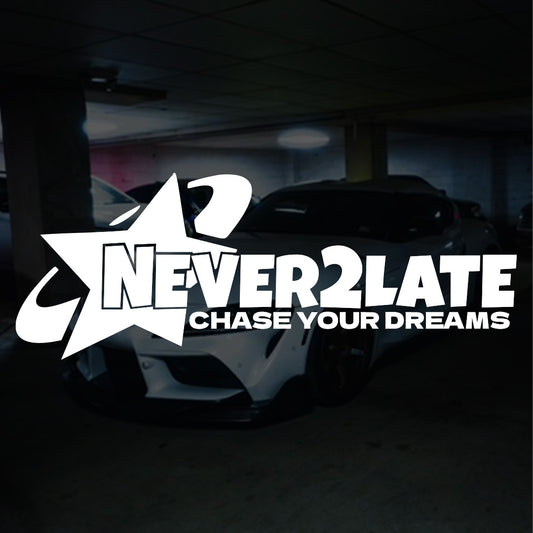 Never 2 Late Banner V4