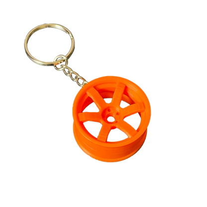 TE37 Wheel Keychain