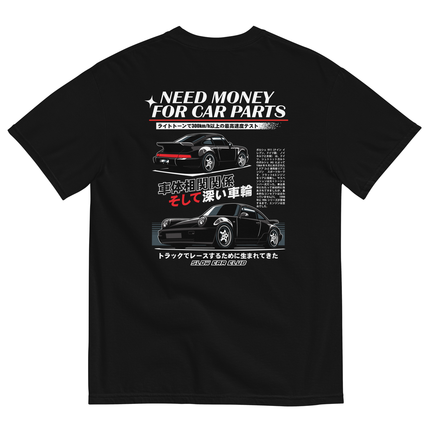 NEED MONEY FOR CAR PARTS t-shirt