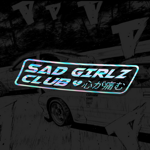 Sad Girlz Club JDM Decal