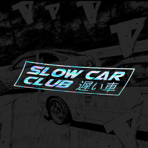 Slow Car Club JDM Sticker