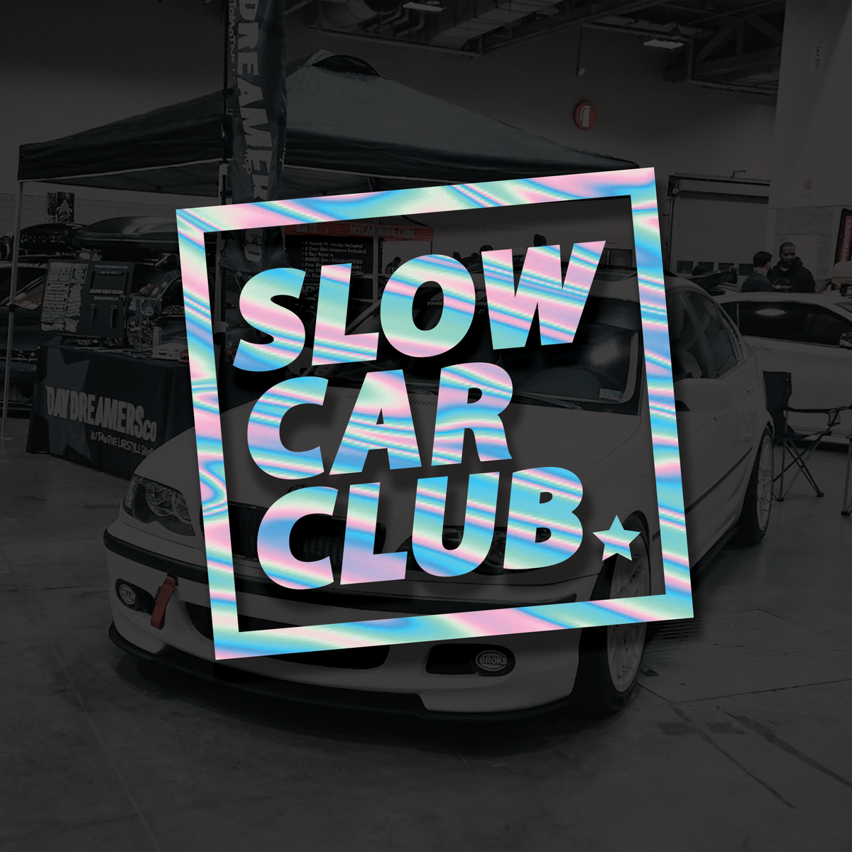 Slow Car Club Box Sticker – DayDreamers co