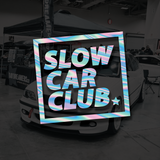 Slow Car Club Box Sticker