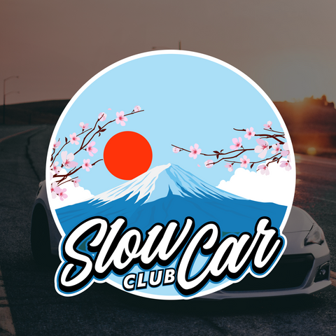 Slow Car Club sticker JP